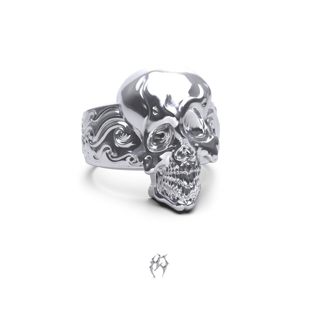 Men's Silver Skull Ring | Shop Handcrafted Silver Death Skull Rings for  Men| LUGDUN ARTISANS